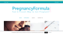 Desktop Screenshot of pregnancyformula.com